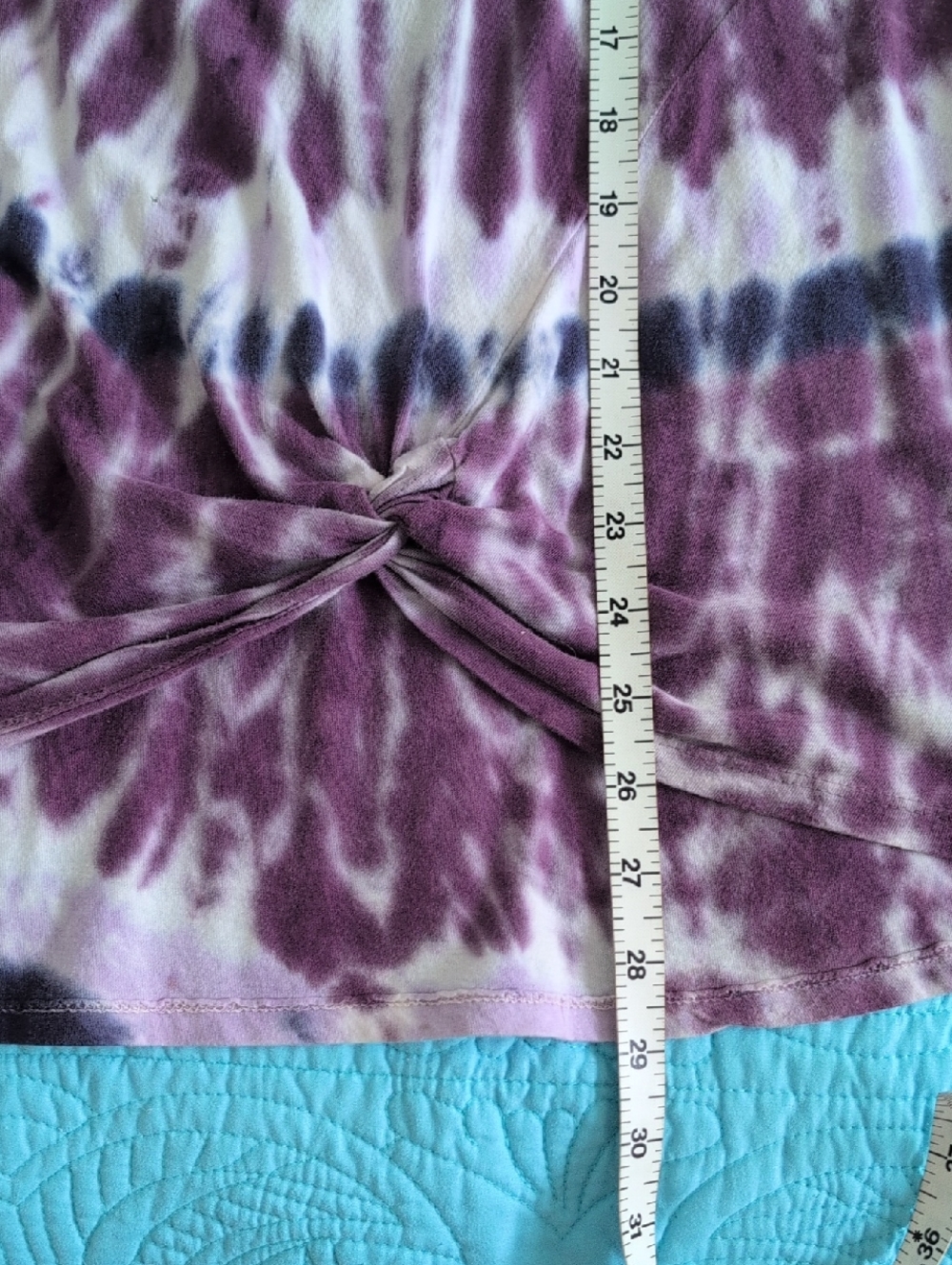 C&C California Purple & Blue Tie-Dye Tank Top, Medium Sleeveless Festival - Picture 8 of 10